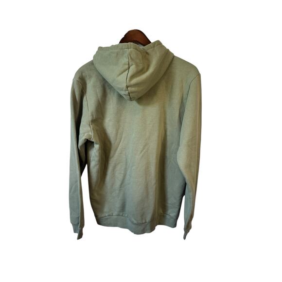 ADIDAS Essentials Fleece Pullover Hoodie Sage Green Men’s Sz Large EUC $50 MSRP - Picture 6 of 10